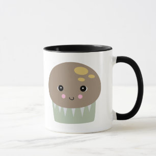 Caneca muffin fofo kawaii