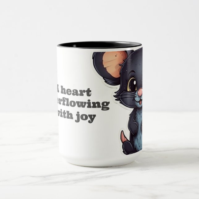 Caneca Mug A heart overflowing with joy (Centro)