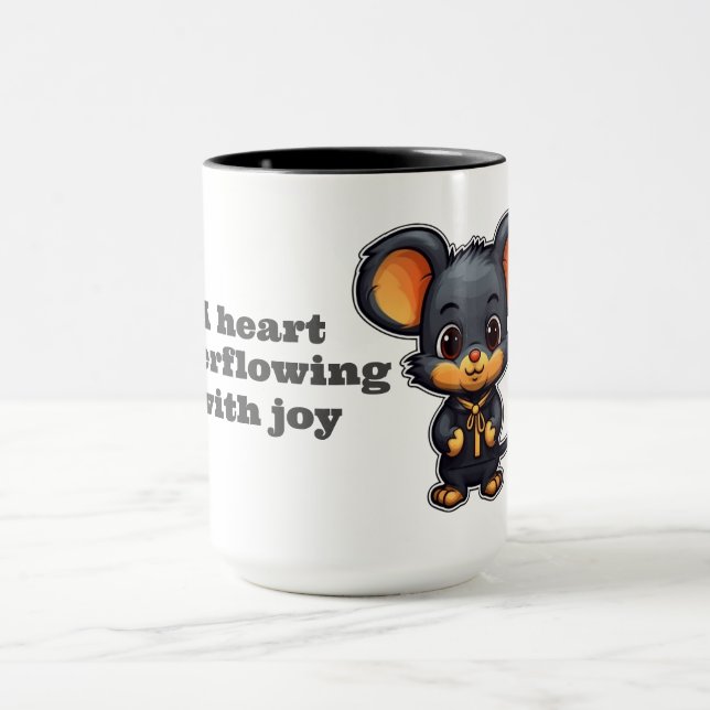 Caneca Mug A heart overflowing with joy (Centro)