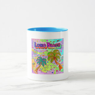 Caneca Mug Alvo de Férias de Longa Praia