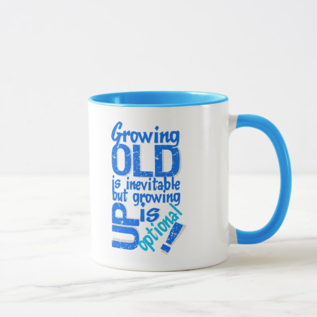 Caneca Mug antigo em crescimento - escolha estilo e cor (Direita)