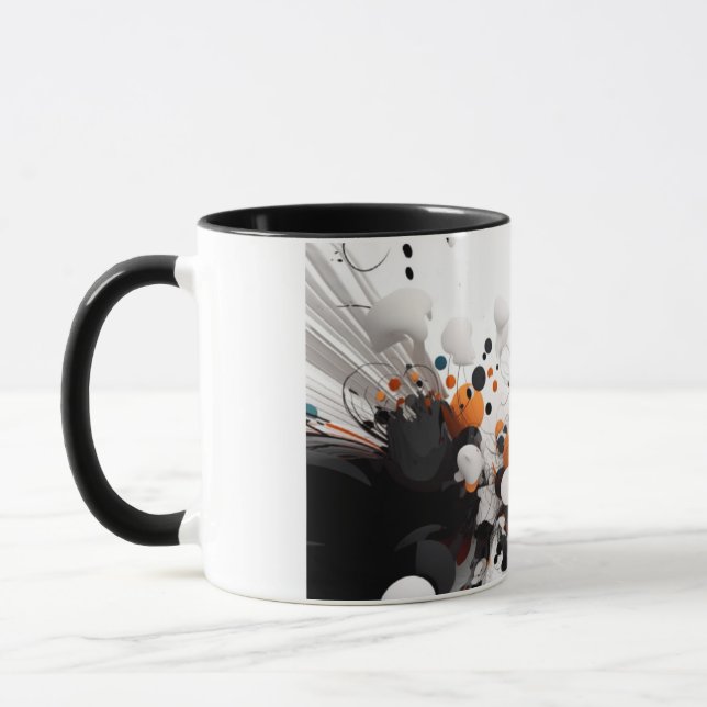 Caneca Mug art abstrait (Esquerda)