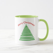 Mug - Árvore de Natal com texto curvo