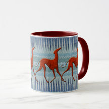 Mug Azawakhs stylisés Azul