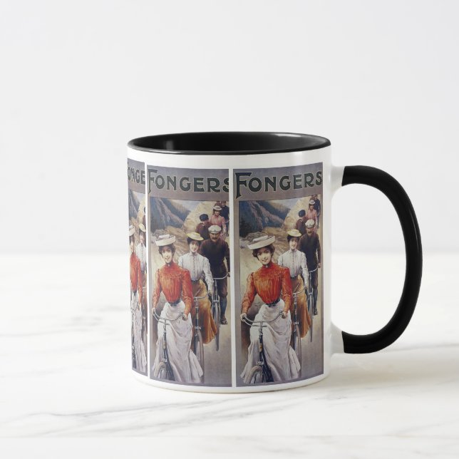 Caneca Mug: Bicicletas Vintage - Ciclos de Fongers (Direita)