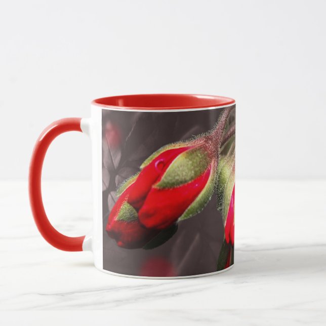 Caneca Mug Bloom Red And Dark (Esquerda)