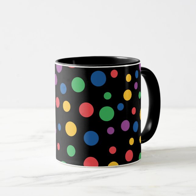 Caneca Mug "Bolinhas" (Frente Esquerda)