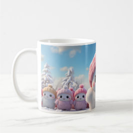 Caneca (Mug) Bonequinhos de Neve Fofos