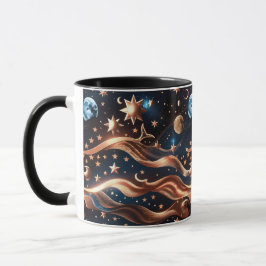 Caneca Mug - Bronze Celestial Moon