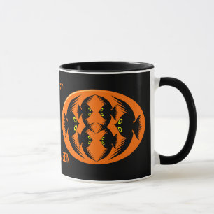 Caneca Mug Café de Halloween Crows