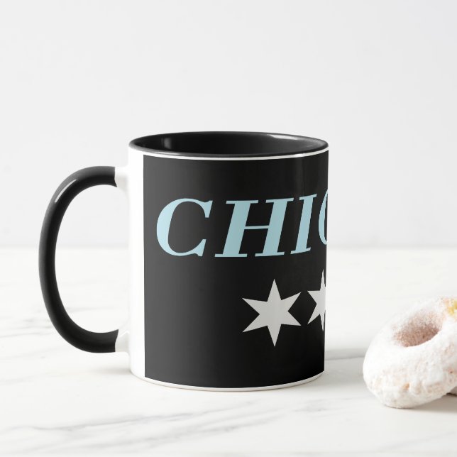 Caneca Mug Chicago (Com Donut)
