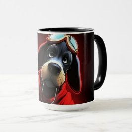 Caneca Mug Chien Rouge