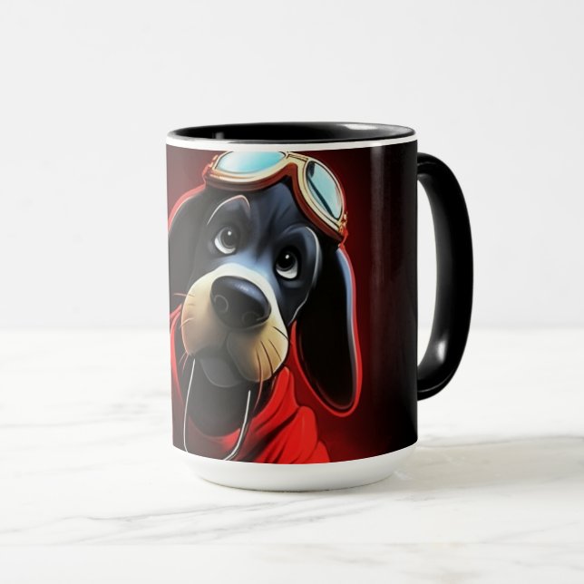 Caneca Mug Chien Rouge (Frente Esquerda)