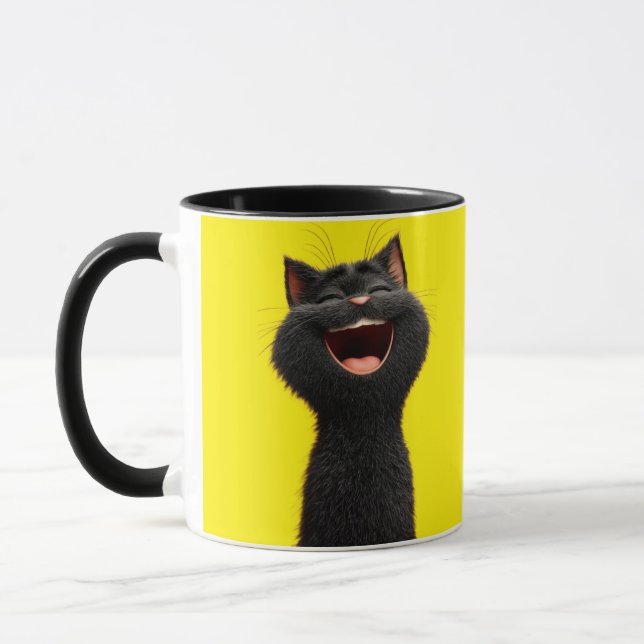 Caneca Mug Clássico De Gata Mais Cutta Que Já Foi Engraça (Esquerda)