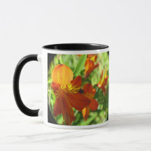 Mug com flores