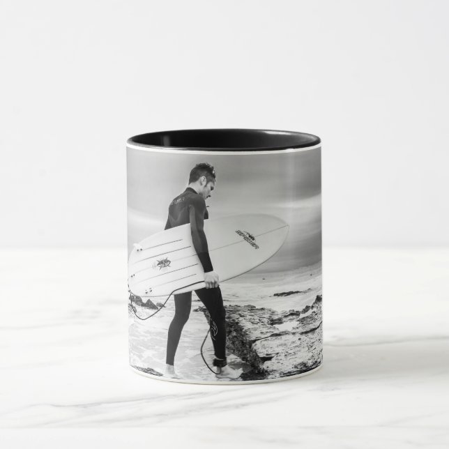 Caneca Mug com imagem de surfista (Centro)