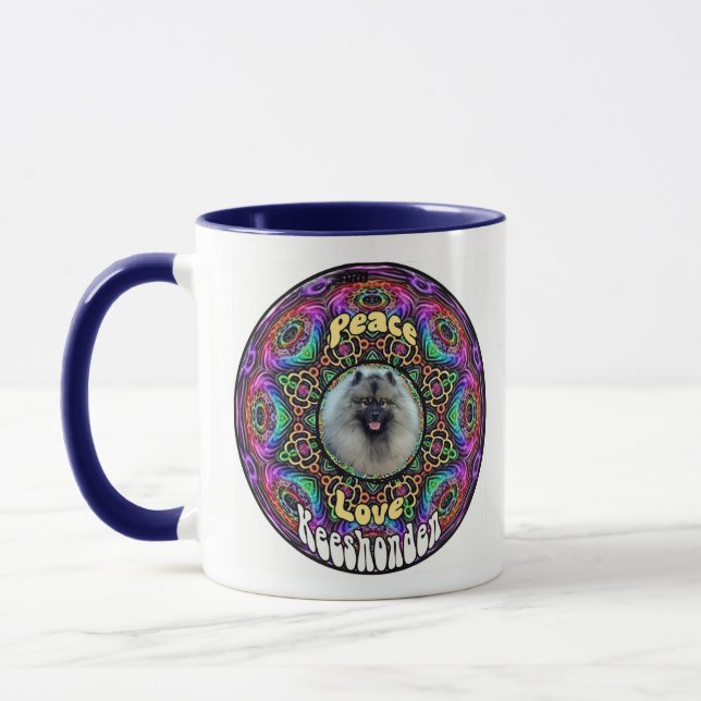 Caneca Mug com Kees em mandala (Esquerda)