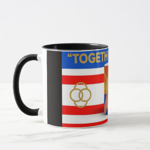 Caneca Mug Combo Personalizado - Ponta de Cor e Taça de M