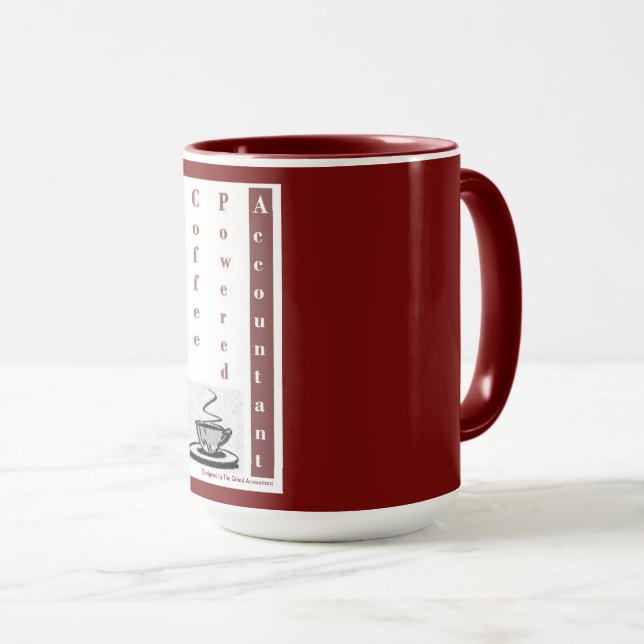 Caneca Mug "Contador Baseado no Café" (Frente Esquerda)