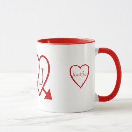 Caneca Mug - Corações Encerrados