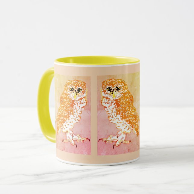 Caneca Mug: Corujas (Frente Esquerda)