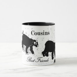 Caneca Mug Cousins - Melhores Amigos Para Sempre