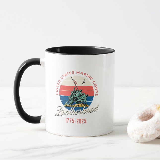 Caneca Mug da Irmandade USMC (Com Donut)