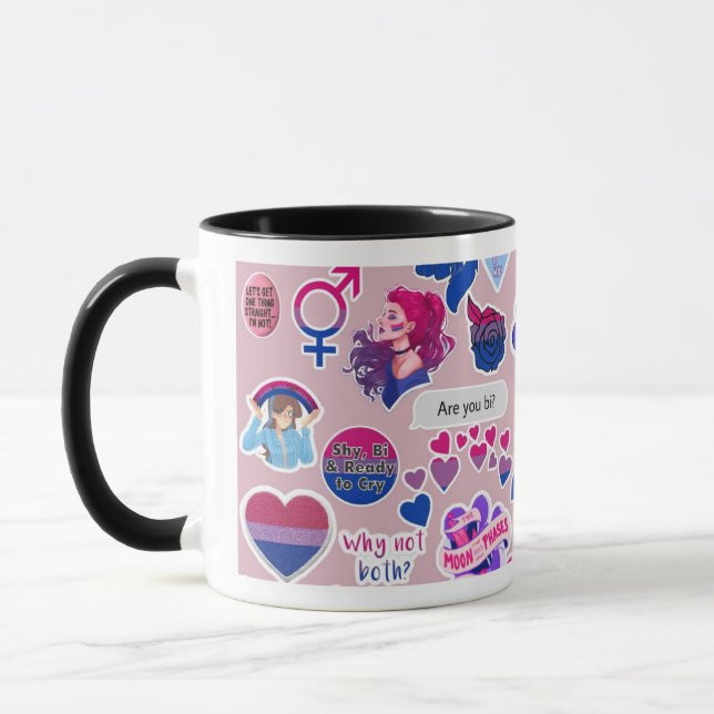 Caneca Mug de Afirmação LGBTQ+ (Esquerda)