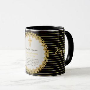Caneca MUG de aniversário de Ordinação - QUALQUER CLER