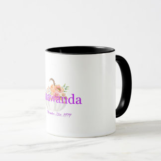 Caneca Mug de aniversário personalizado (com duas tonalid