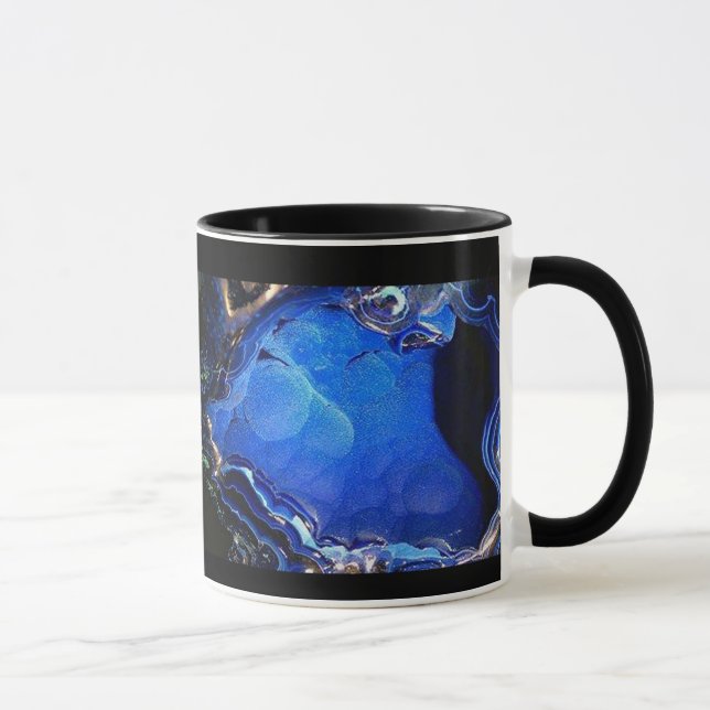 Caneca Mug de Azurite Geode (Direita)