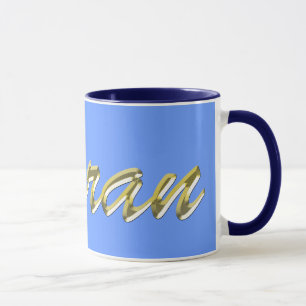 Caneca Mug de Bebendo de presente com marca de nome IMRAN