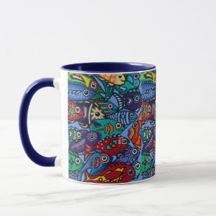 Caneca Mug De Bebida Selvagem Maravilhosa Coloridamente D
