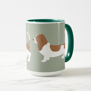 Caneca Mug de Caça-Basset