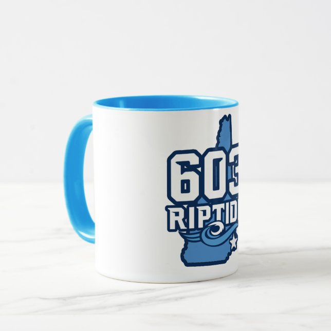 Caneca Mug de café com duas tonalidades (Frente Esquerda)