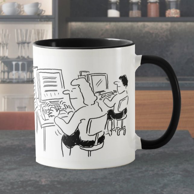 Caneca Mug de Café com Processamento de Palavras de Entra (Criador carregado)