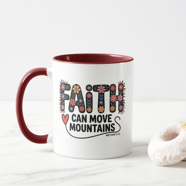 Caneca Mug de café cristão feminino (Com Donut)