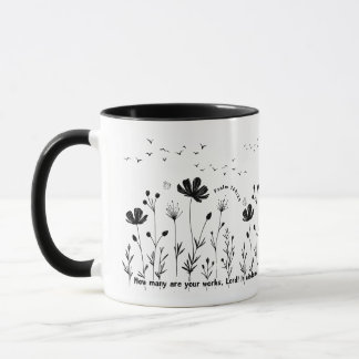 Caneca Mug de café da Flor - 11oz, Flores na Turma da Ter
