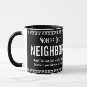 Caneca Mug de café da melhor vizinhança do mundo