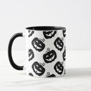 Caneca Mug De Café De Halloween Com Pumpkin Spooky