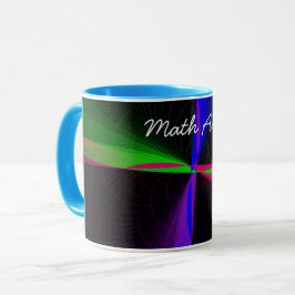 Caneca Mug de café de onda geométrica de quatro vias