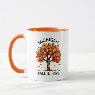 Caneca Mug de Café de Queda do Michigan