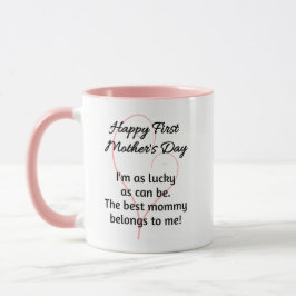 Caneca Mug de café do primeiro Dia de as mães para bebê