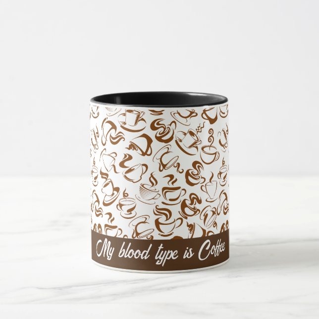 Caneca Mug de Café Funny Castanho (Centro)