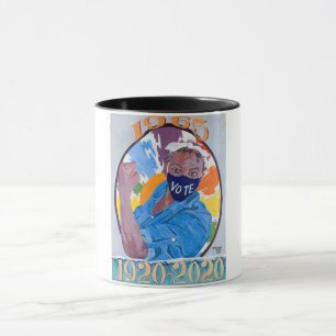 Caneca Mug De Café Gota/Rainbo Rosa.
