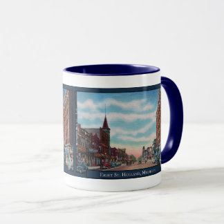 Caneca Mug de Café Holanda do Michigan, de 2-tons, nos an