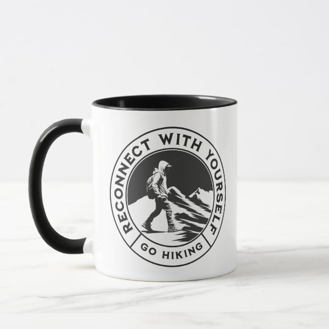 Caneca Mug de café monocromático para galinhas poedeiras (Esquerda)