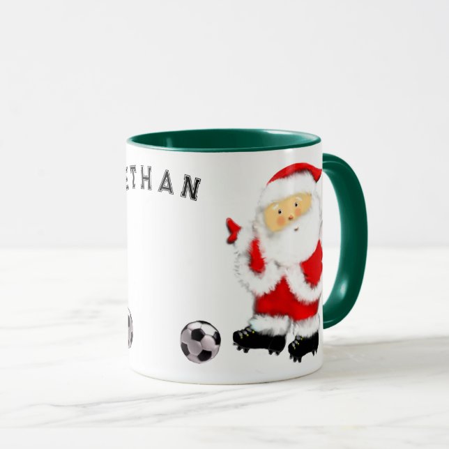 Caneca Mug de café no Natal (Frente Esquerda)