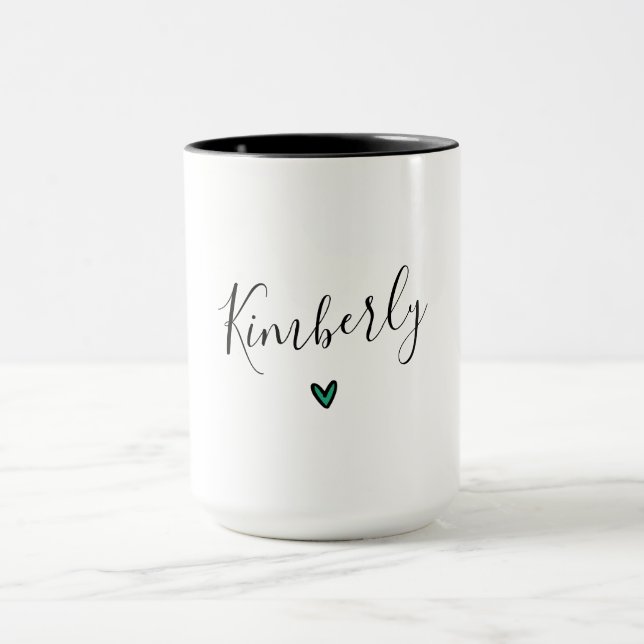 Caneca Mug de café personalizado com nome (Centro)