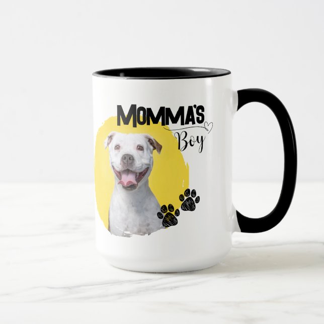 Caneca Mug de café personalizável da mamãe (Direita)